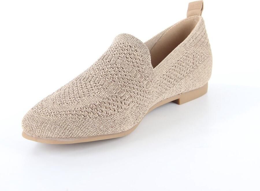 La Strada Loafer Goud Knitted Damesschoenen - Foto 4