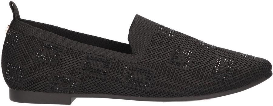 La Strada Loafer Zwart Knitted Damesschoenen