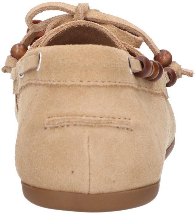 La Strada Mocassin Beige Leer Damesschoenen