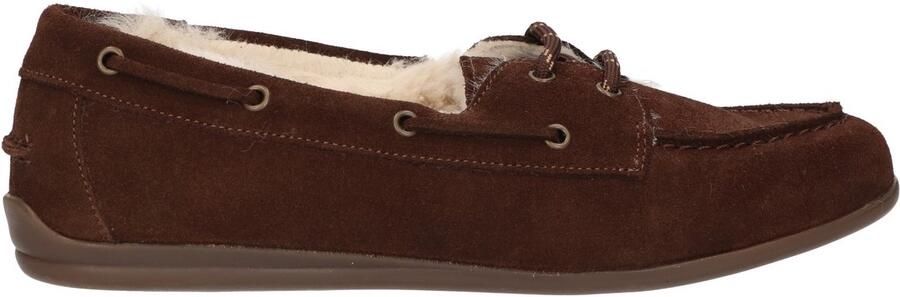 La Strada Mocassin bruin met fur dames