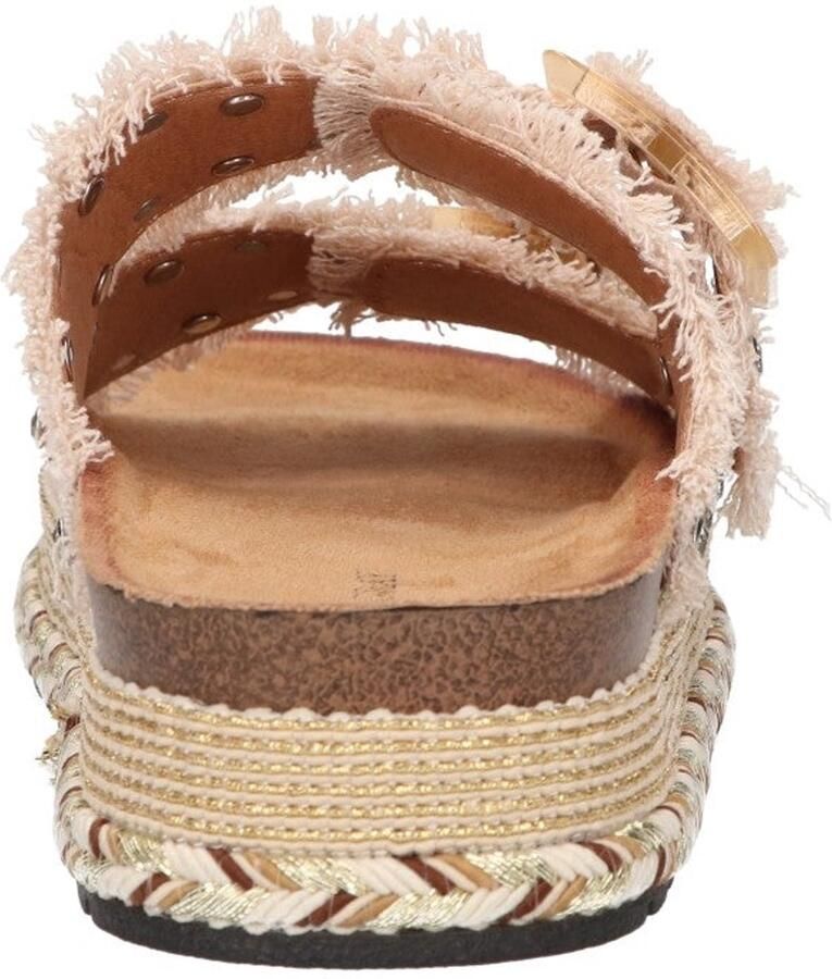 La Strada Platform Slipper Beige Damesschoenen