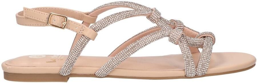La Strada Sandaal Beige Glitter Synthetisch Damesschoenen
