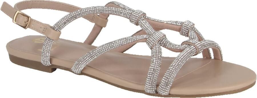 La Strada Sandaal Beige Glitter Synthetisch Damesschoenen - Foto 2