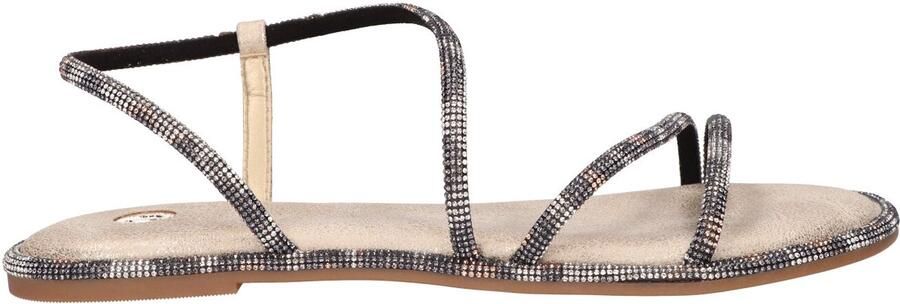 La Strada Sandaal Luipaard Met Steentjes Damesschoenen