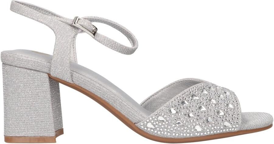 La Strada Sandaal met hak zilver dames