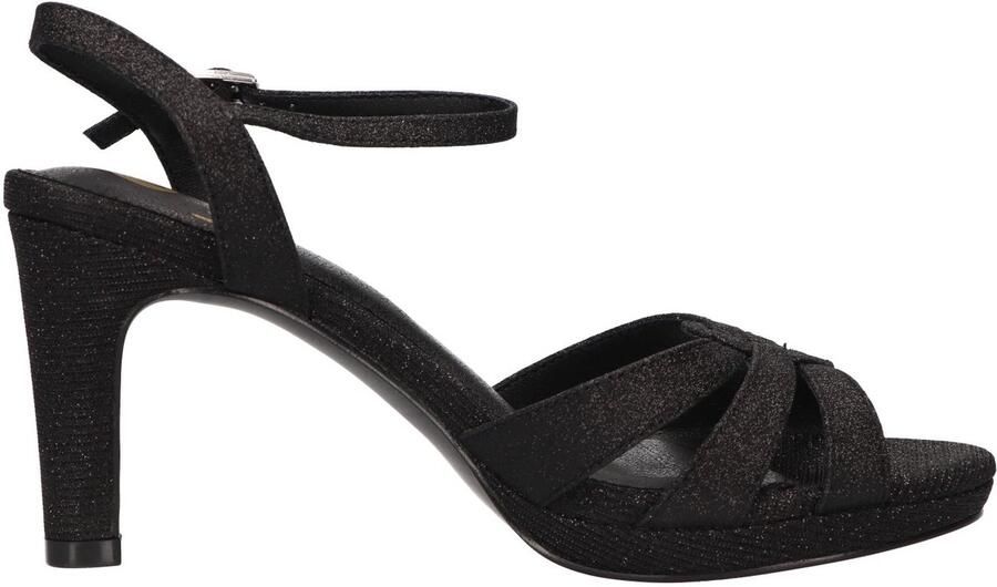 La Strada Sandaal met hak zwart dames