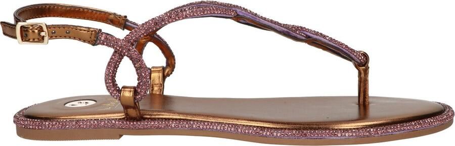 La Strada Sandaal Brons Glitter Synthetisch Damesschoenen