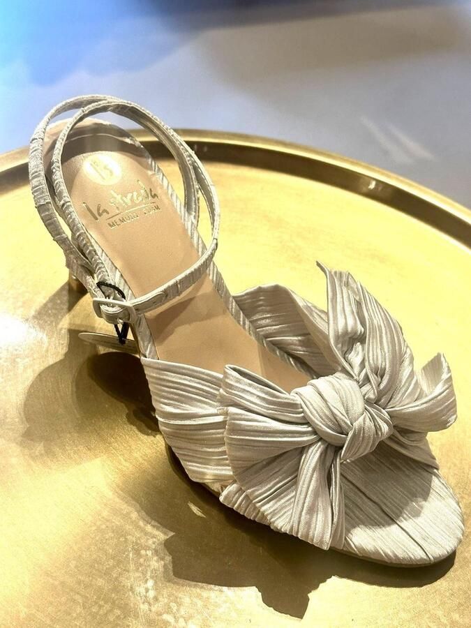 La Strada Heel Sandal Zilver Damesschoenen