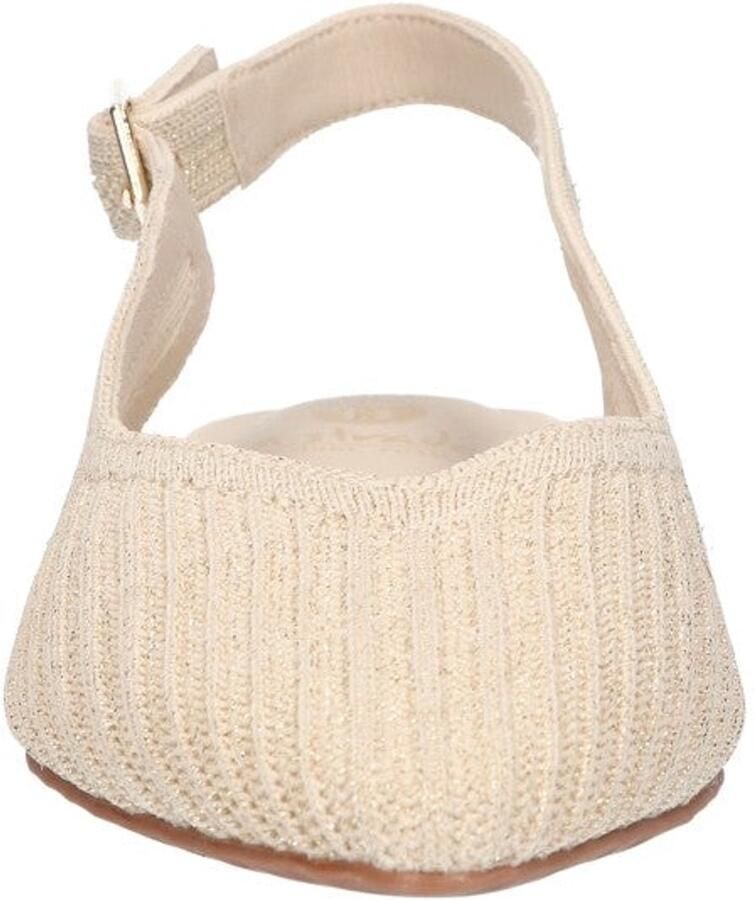 La Strada Slingback Beige Knitted Damesschoenen - Foto 2