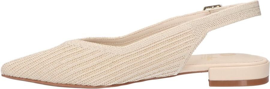 La Strada Slingback Beige Knitted Damesschoenen
