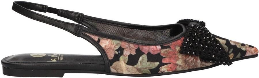 La Strada Slingback Zwart Mesh Damesschoenen