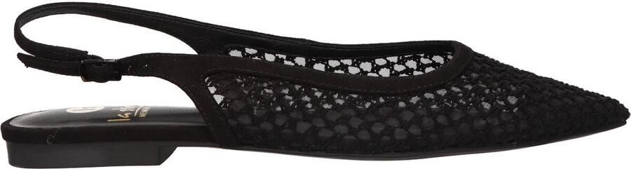 La Strada Slingback Zwart Mesh Damesschoenen