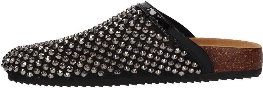 La Strada Slipper Diamonds Zwart Damesschoenen