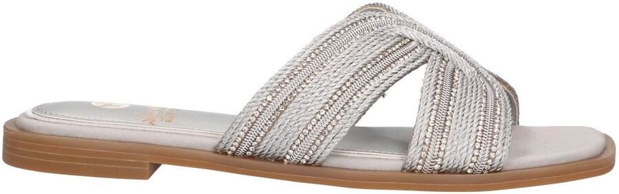 La Strada Slipper Zilver Damesschoenen