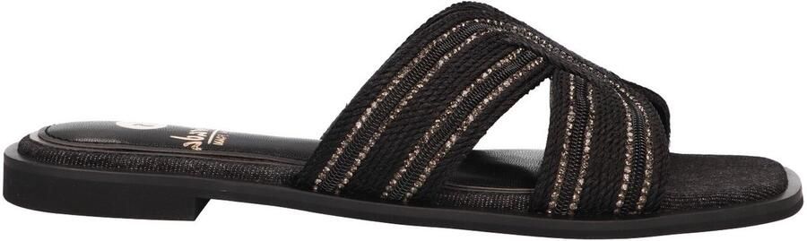 La Strada Slipper Zwart Damesschoenen