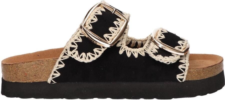 La Strada Slipper Zwart Damesschoenen