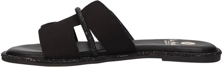 La Strada Slipper Zwart Textiel Damesschoenen - Foto 2