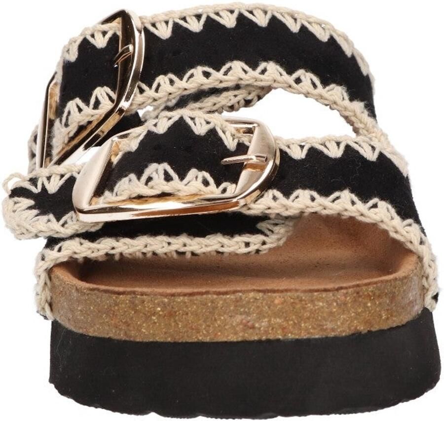 La Strada Slipper Zwart Textiel Damesschoenen - Foto 2