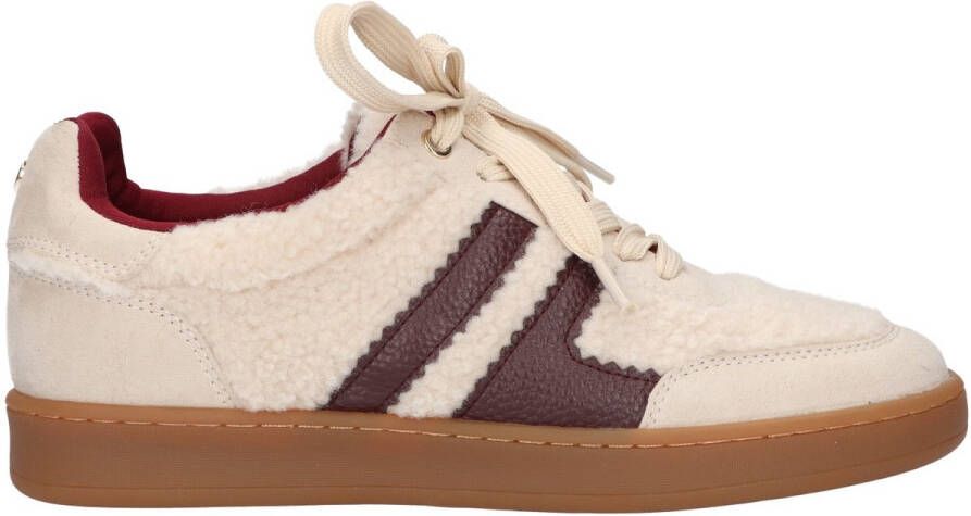 La Strada Sneaker Beige Teddy Damesschoenen