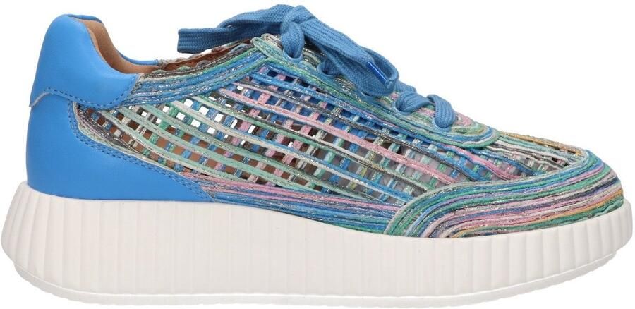 La Strada Sneaker Blauw Multi Textiel Damesschoenen - Foto 2