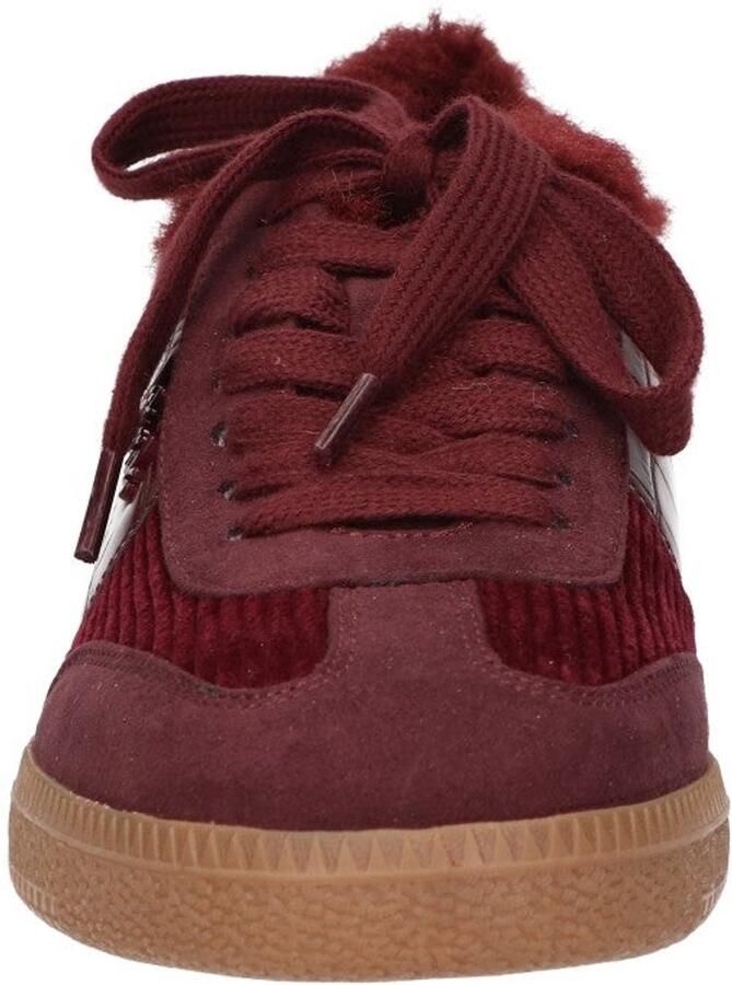 La Strada Sneaker Bordeaux Met Bont Damesschoenen - Foto 2