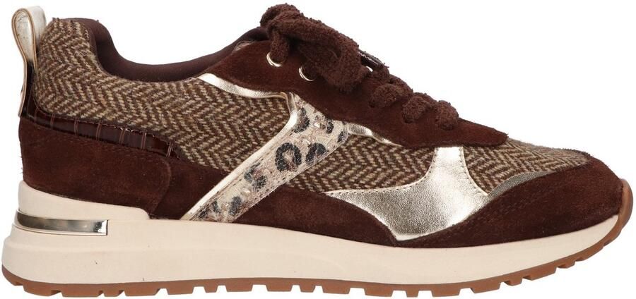 La Strada Sneaker Bruin Damesschoenen