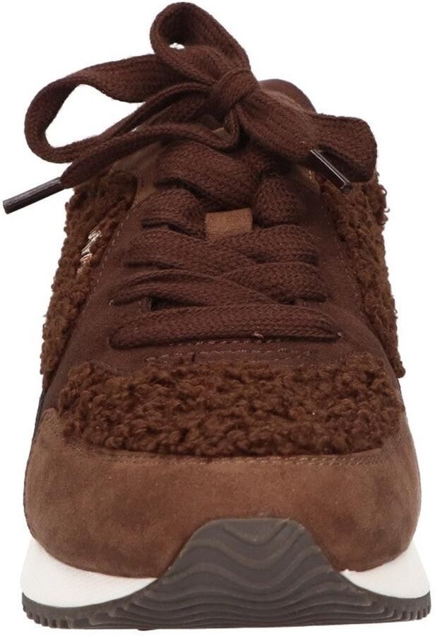 La Strada Sneaker Bruin Met Bont Damesschoenen