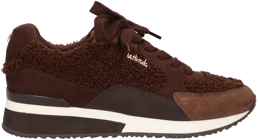 La Strada Sneaker Bruin Met Bont Damesschoenen - Foto 2