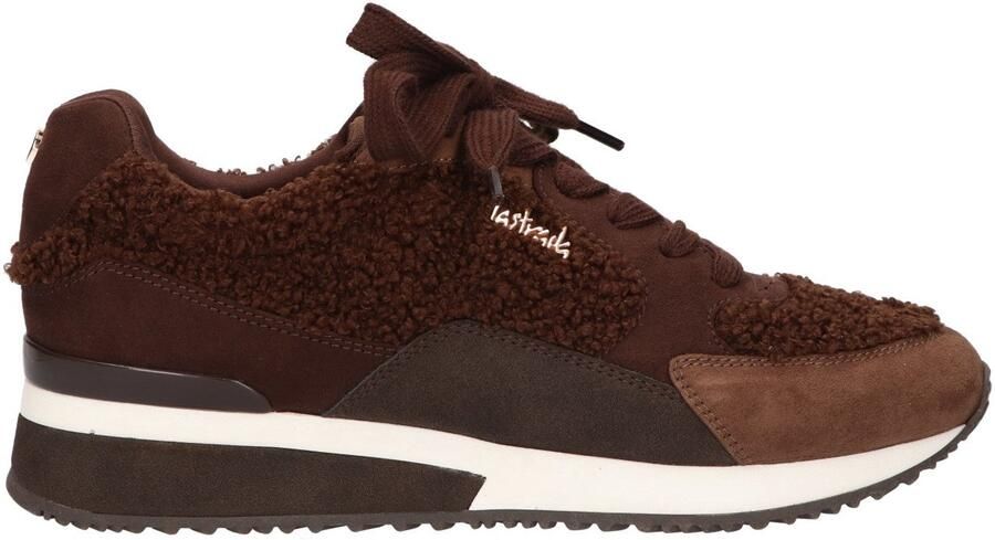 La Strada Sneaker Bruin Met Bont Damesschoenen