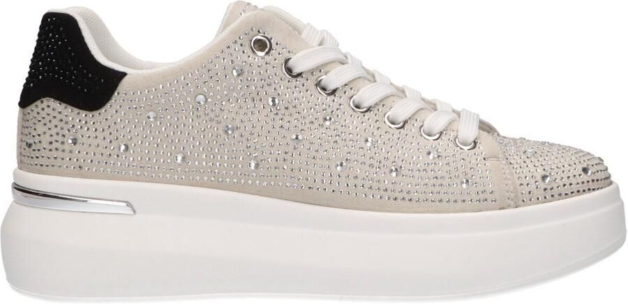 La Strada Sneaker Grijs Met Steentjes Damesschoenen