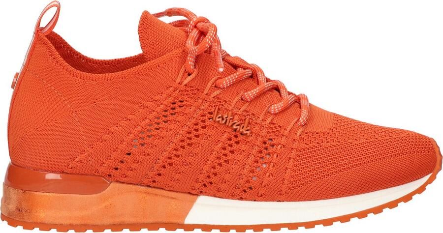 La Strada Sneaker Oranje Knitted Damesschoenen