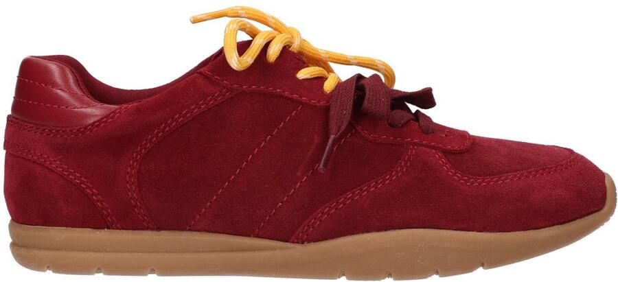 La Strada Sneaker Rood Suede Damesschoenen