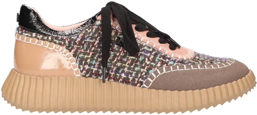 La Strada Sneaker Taupe Damesschoenen