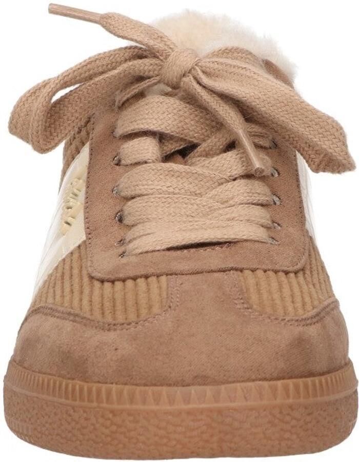 La Strada Sneaker Taupe Met Bont Damesschoenen - Foto 2