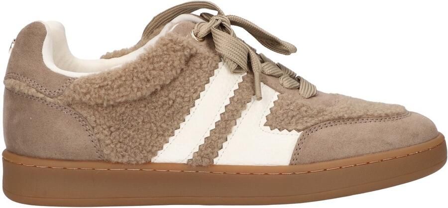 La Strada Sneaker taupe teddy dames