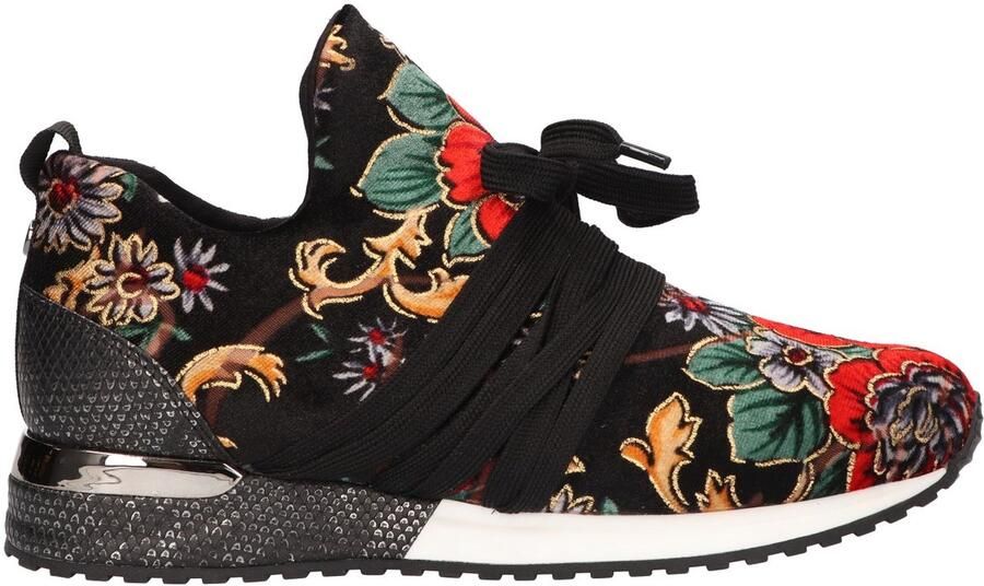 La Strada Slip on sneakers met weelderige bloemenprint