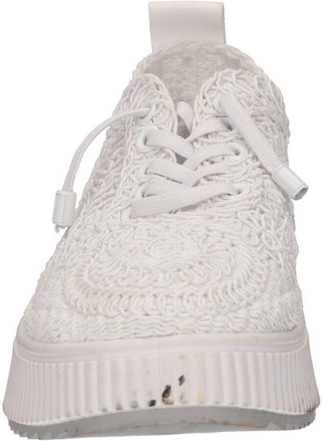 La Strada Sneaker Wit Textiel Damesschoenen