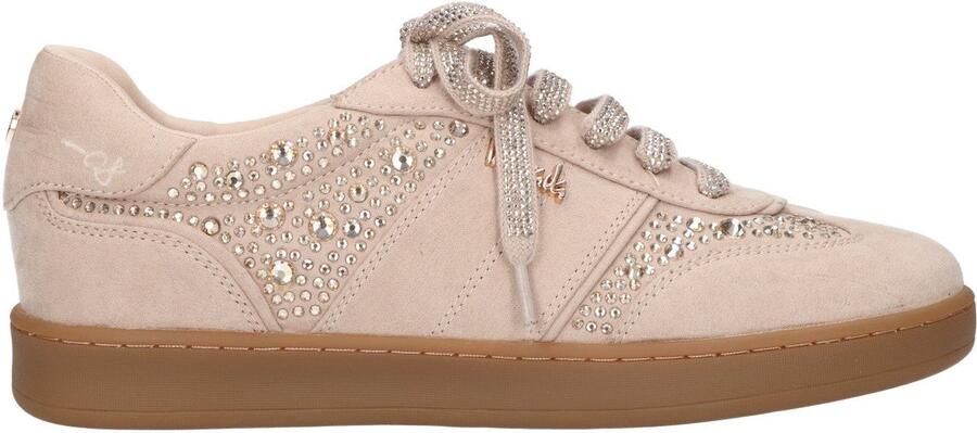 La Strada Sneaker Met Steentjes Beige Textiel Damesschoenen - Foto 2