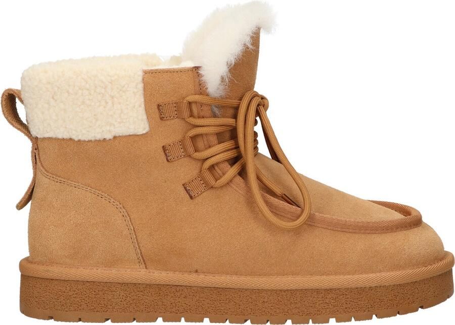 La Strada Snowboot Camel Suede Damesschoenen