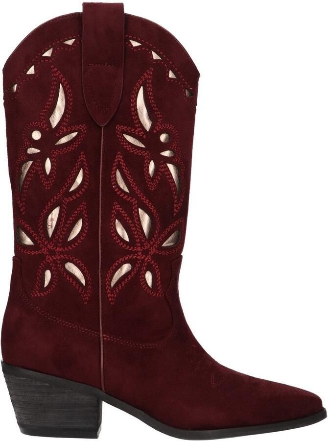 La Strada Western Boot Bordeaux Damesschoenen