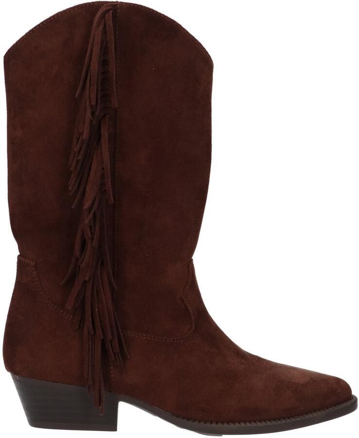 La Strada Western boot donkerbruin dames