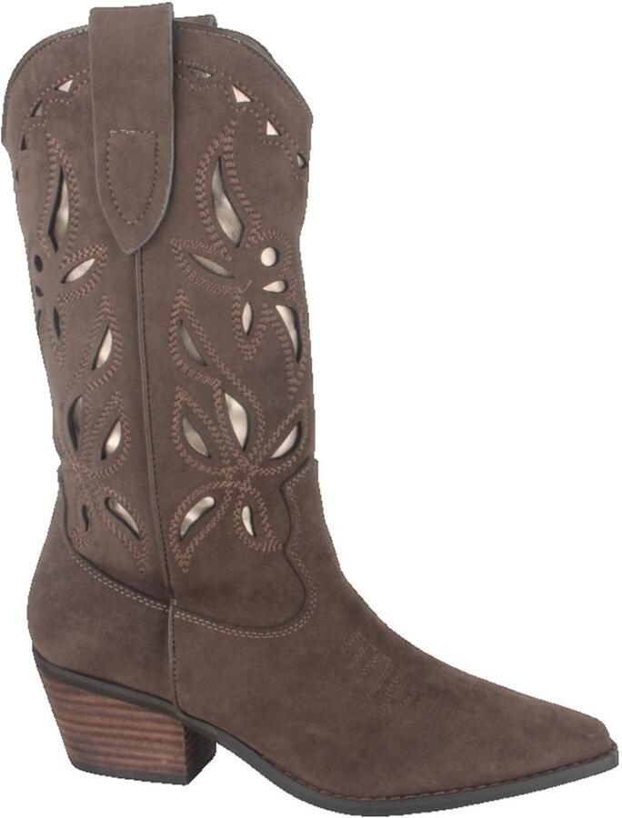 La Strada Western Boot Kaki Damesschoenen