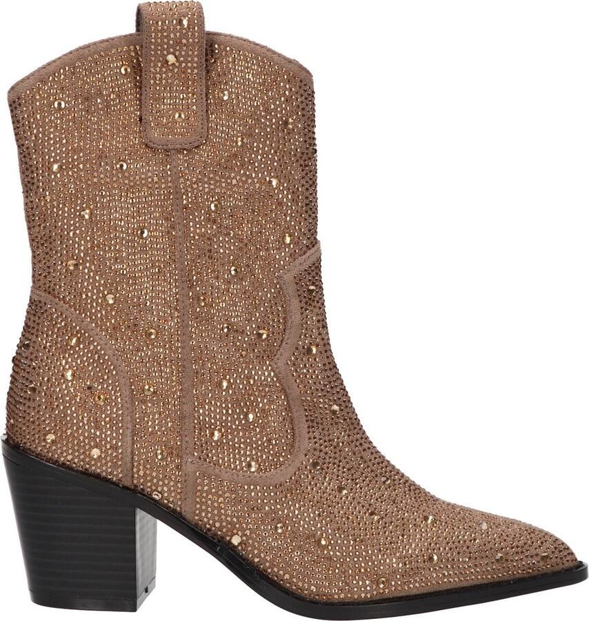 La Strada Western Boot Taupe Damesschoenen