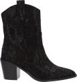 La Strada Western Boot Zwart Textiel Damesschoenen - Zwart