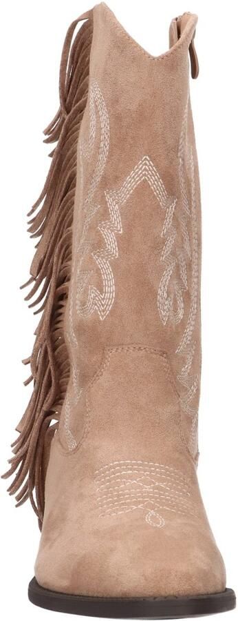 La Strada Western Bootie Beige Textiel Damesschoenen - Foto 2