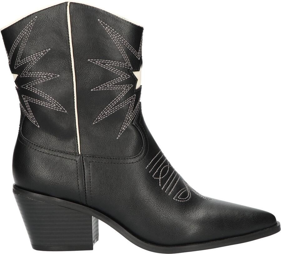 La Strada Western Bootie Zwart Synthetisch Damesschoenen