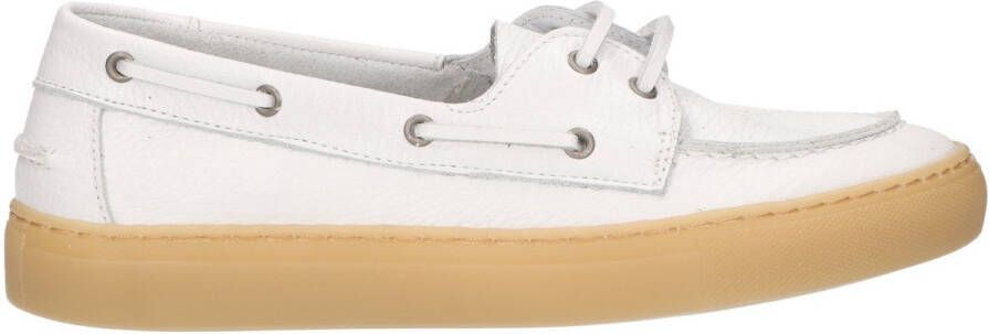 La Strada leren mocassin wit dames
