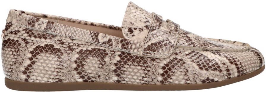 La Strada Loafer beige snake dames