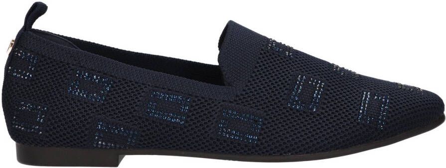 La Strada Loafer knitted blauw dames