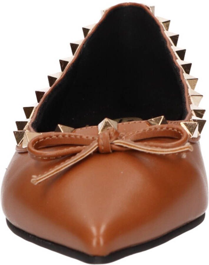 La Strada Loafer tan met studs dames